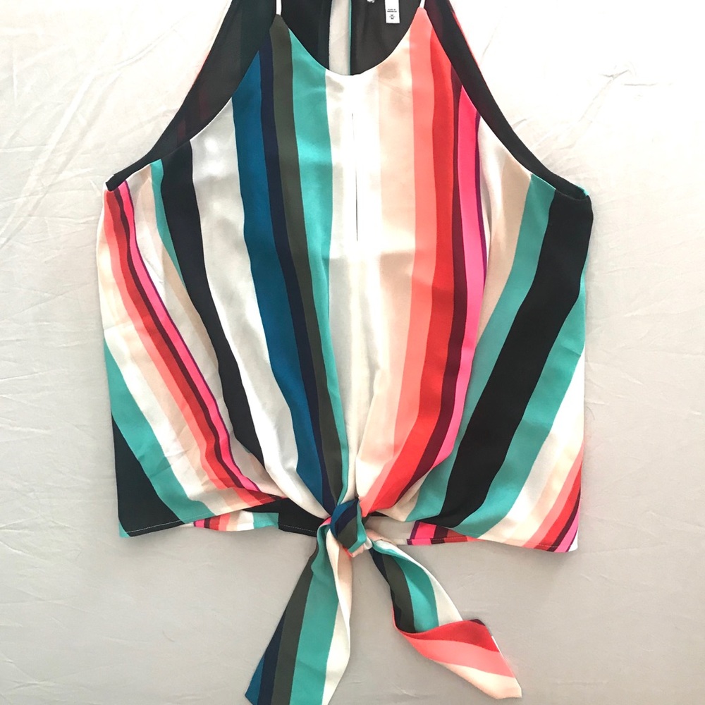 Express Halter Top with Tie
